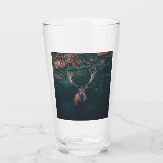 Buck Deer Wild Animal Glas (Vorderseite)