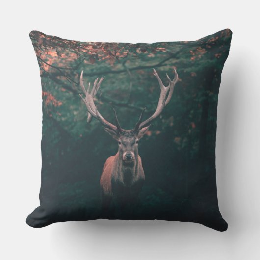Buck Deer Wild Animal Kissen (Vorderseite)