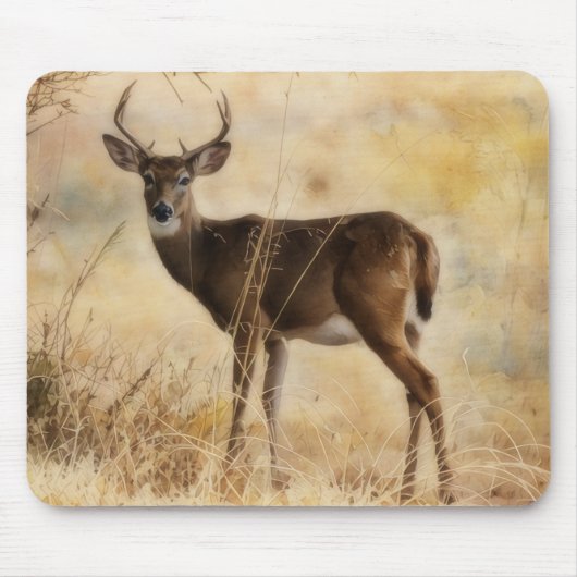 Buck Deer Wild Animal Mousepad (Vorne)