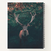 Buck Deer Wild Animal Notizblock (Rückseite)