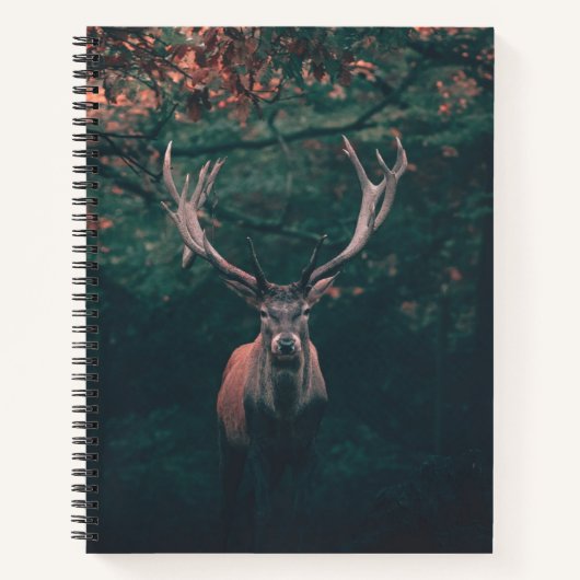 Buck Deer Wild Animal Notizblock (Vorderseite)