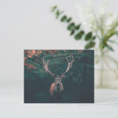 Buck Deer Wild Animal Postkarte (Stehend Vorderseite)