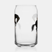 Buck dich! Funny Black Horse Dosenglas (Links)