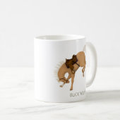 Buck dich! Funny Palomino Pferd Kaffeetasse (VorderseiteRechts)