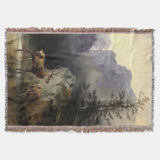 Buck & Doe Dee in Forest Art Decke (Vorderseite)