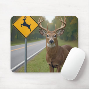 Buck durch ein Hirschschild Mousepad