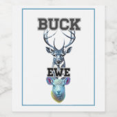 BUCK EWE  WEINETIKETT (Einzelnes Label)