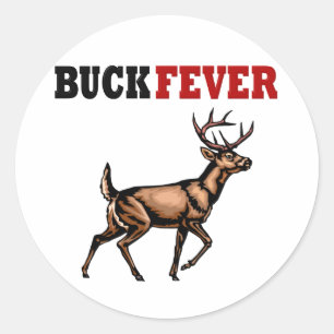 BUCK FEVER RUNDER AUFKLEBER