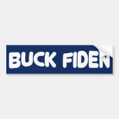 Buck Fiden Autoaufkleber (Vorne)