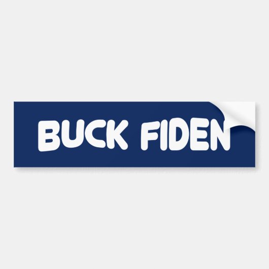 Buck Fiden Autoaufkleber (Vorne)