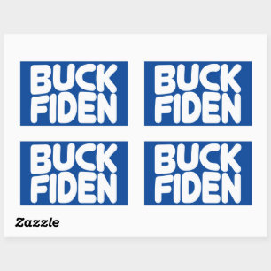 Buck Fiden Rechteckiger Aufkleber