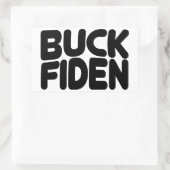 Buck Fiden Rechteckiger Aufkleber (Tasche)
