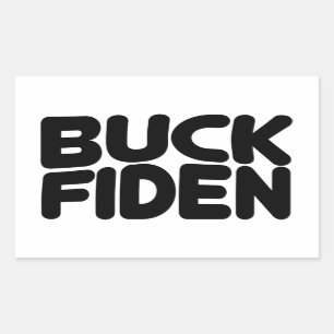Buck Fiden Rechteckiger Aufkleber