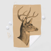 Buck Head Burlywood Golf Handtuch (Insitu)