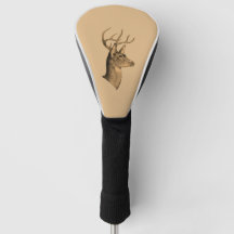 Buck Head Burlywood Golf Head Cover