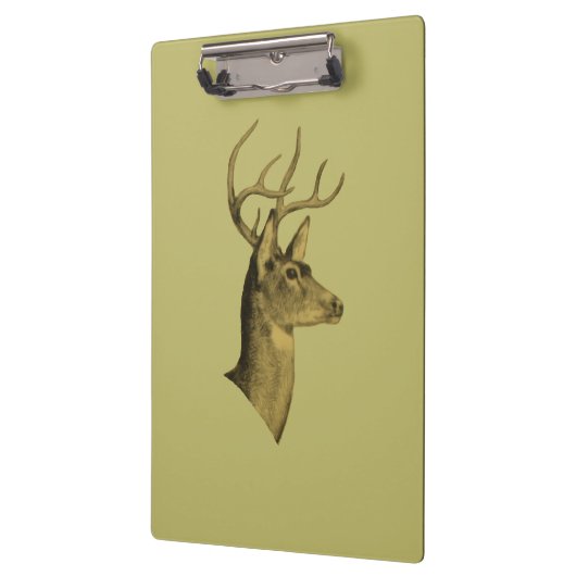 Buck Head Dark Khaki Clipboard Klemmbrett (Links)