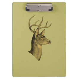 Buck Head Dark Khaki Clipboard Klemmbrett