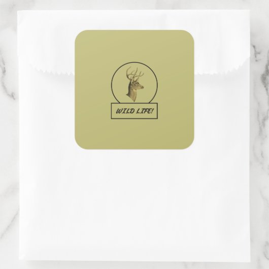 Buck Head Dark Khaki Stickers (Tasche)
