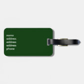 Buck Head Gepäckanhänger (Rückseite horizontal)