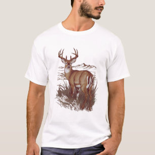 Buck in Brush, Detailed Buck, Proud Buck T-Shirt