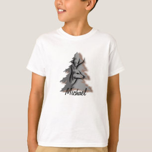 Buck in Woods Individuelle Name oder Slogan T-Shirt