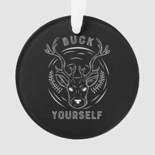 Buck Jagd Sie selbst Ornament