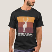 Buck Junting I See Deer Jerky Funny Hunting Gifts T-Shirt (Vorderseite)