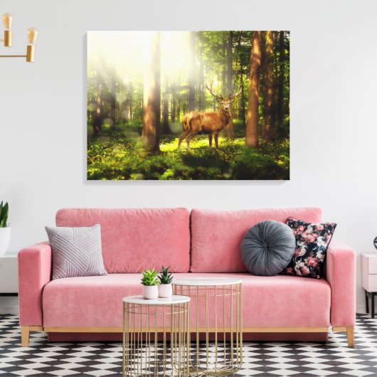 Buck Leinwanddruck (Insitu (Wohnzimmer))