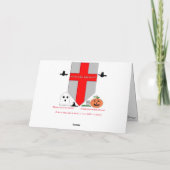 "Buck Moon" Hallowe'en Card Karte (Rückseite)