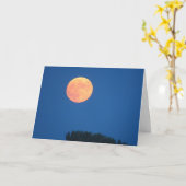 "Buck Moon" Hallowe'en Card Karte (Gelbe Blume)