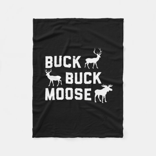 Buck Moose Funny Junting Saison Fleecedecke (Vorderseite)