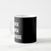 Buck Moose Funny Moose Buck Jagd Kaffeetasse (Vorderseite Links)