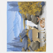 Buck n' Cozy Fleecedecke (Vorderseite)