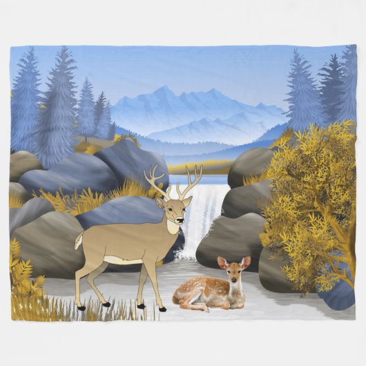 Buck n' Cozy Fleecedecke (Vorderseite (Horizontal))