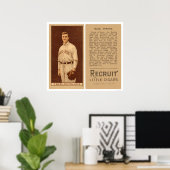 Buck O'Brien Red Sox Baseball 1912 Poster (Heimbüro)