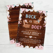 Buck oder Doe? Baby Shower Reveal Einladung