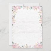 Buck oder Doe? Baby Shower Reveal Einladung (Rückseite)