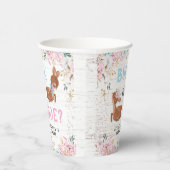 Buck oder Doe? Baby Shower Reveal Pappbecher (Rechts)