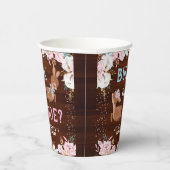 Buck oder Doe? Baby Shower Reveal Pappbecher (Rechts)