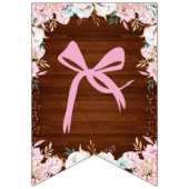 Buck oder Doe? Baby Shower Reveal Wimpelkette (Zweite Fahne)