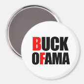 BUCK OFAMA MAGNET (Vorderseite/Rückseite)