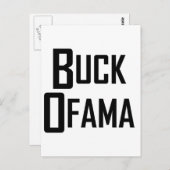 Buck Ofama Postkarte (Vorne/Hinten)
