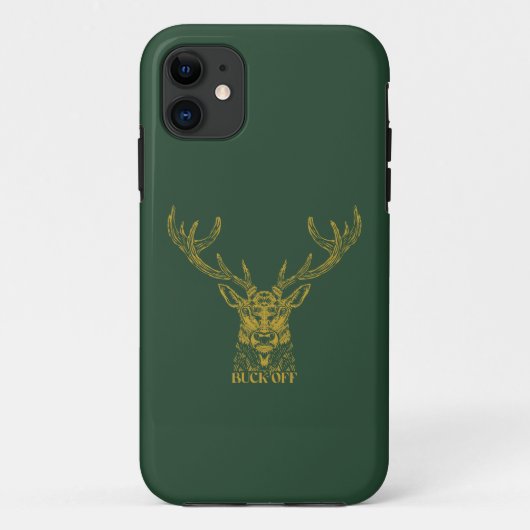 Buck Off Wild Deer Case-Mate iPhone Hülle (Rückseite)