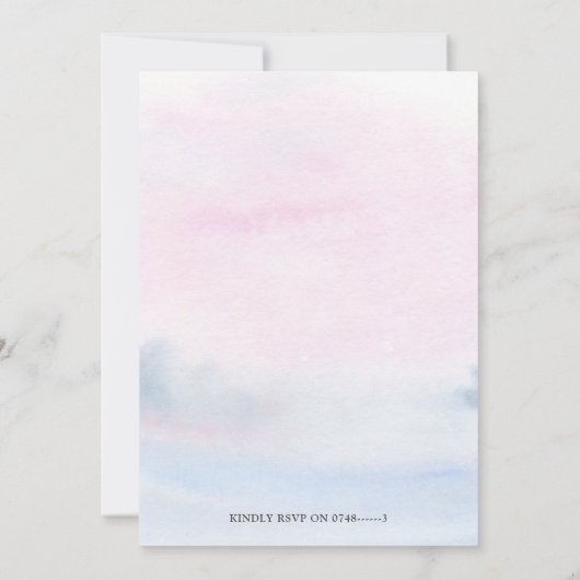 Buck or do Deer Christmas Gender Reveal Einladung (Rückseite)