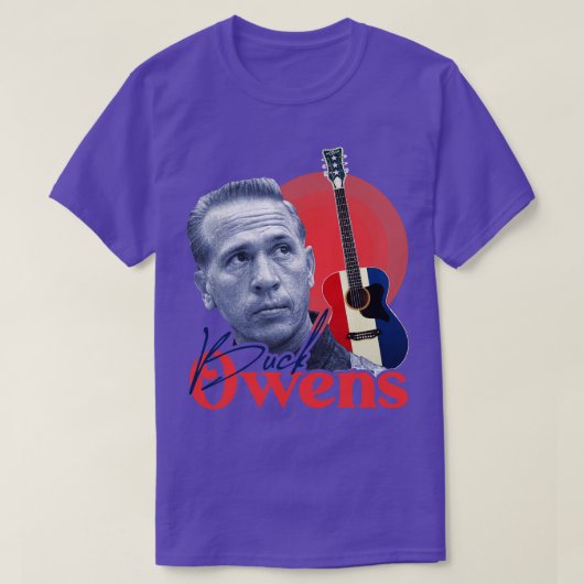 Buck Owens T-Shirt (Design vorne)