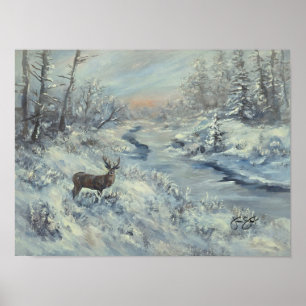 Buck River Poster