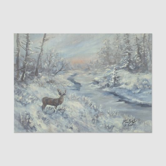 Buck River Seidenpapier (Vorderseite)