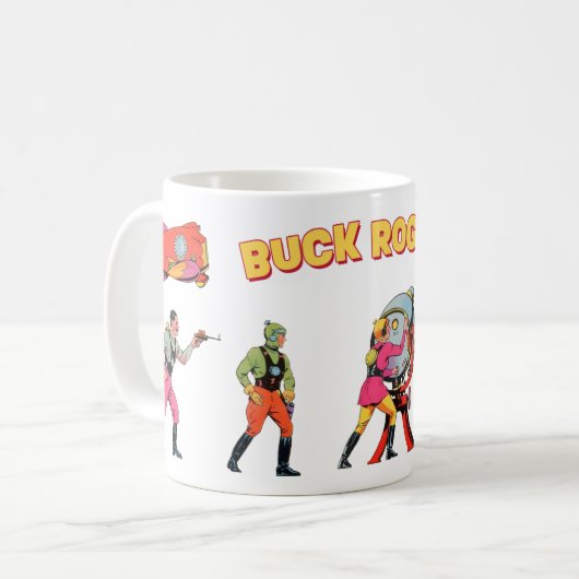 Buck Rogers 1930s Kaffeetasse (Vorderseite Links)