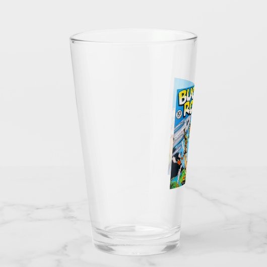 Buck Rogers Comic T - Shirt Glas (Rechts)