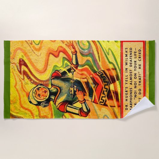 Buck Rogers Comic Wilma Deering 1930 Strandtuch (Vorderseite)